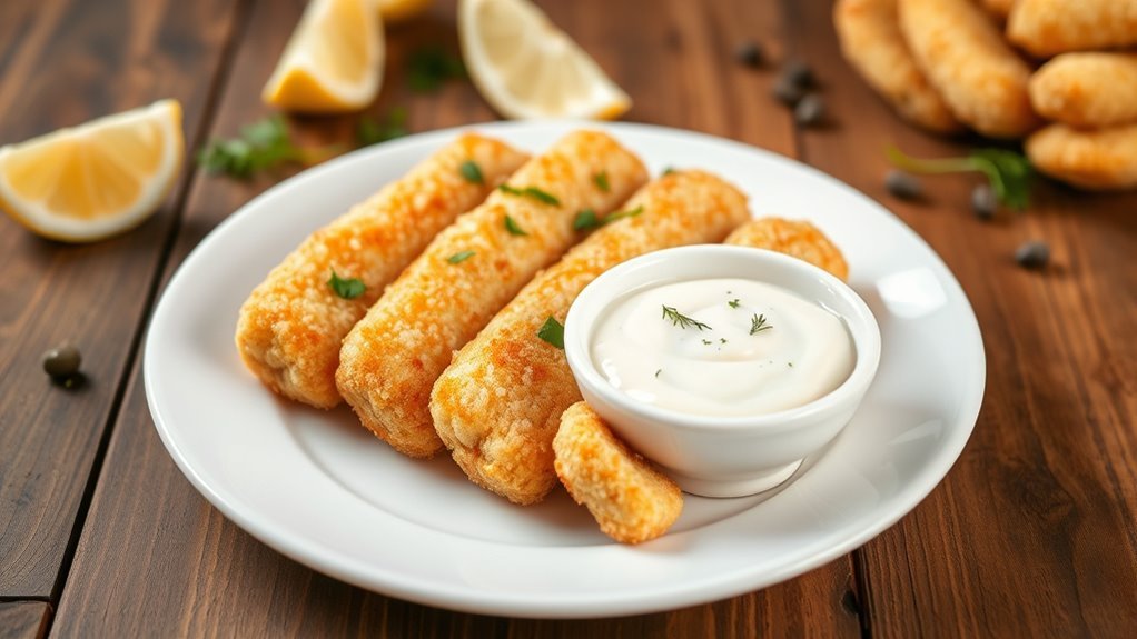 crispy fish sticks recipe