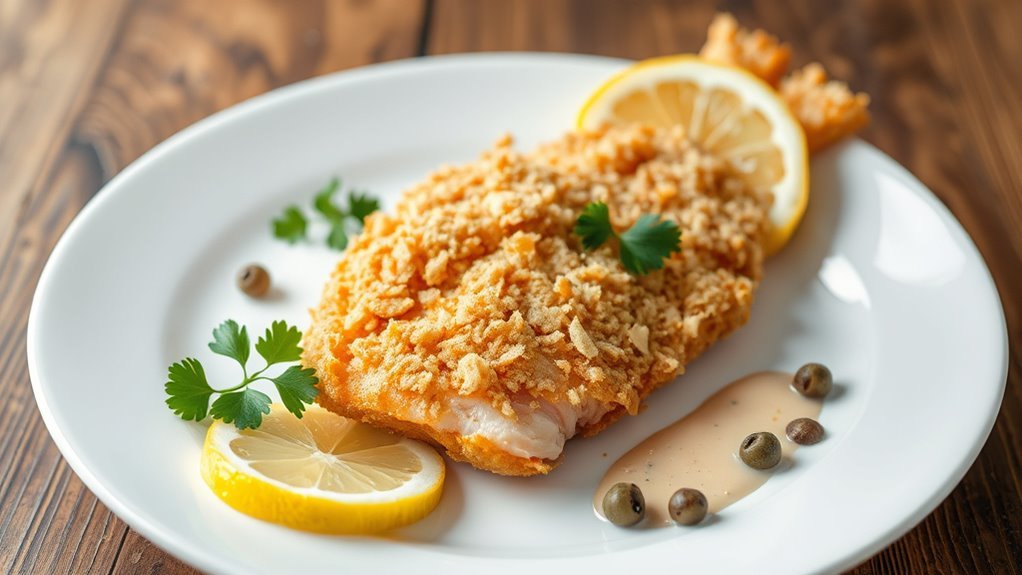 crispy panko fried fish