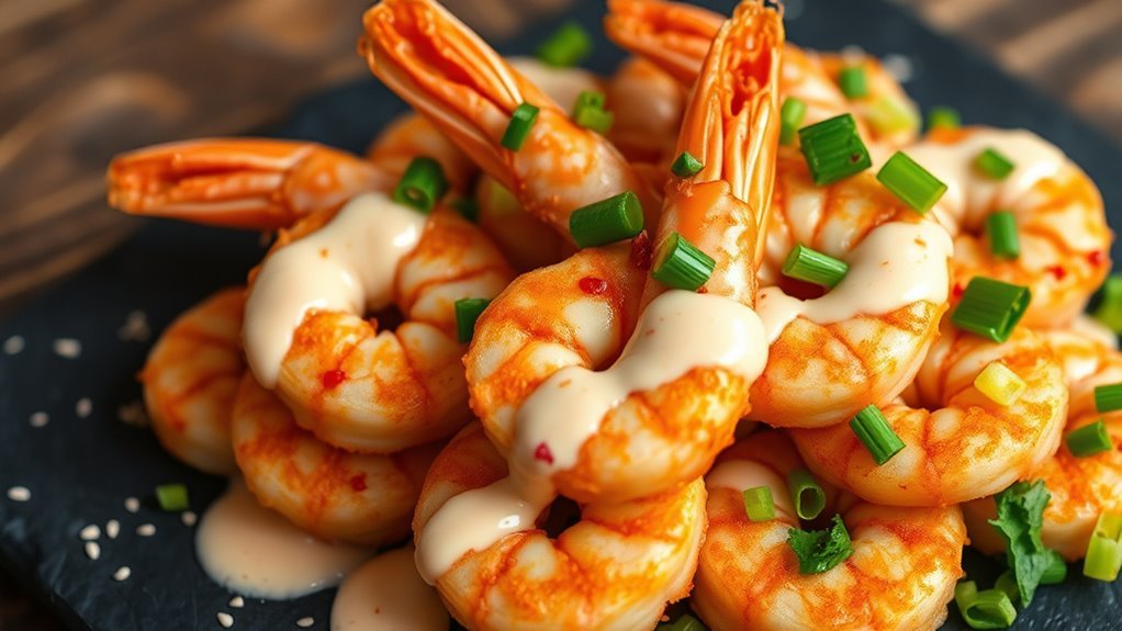 crispy spicy shrimp dish