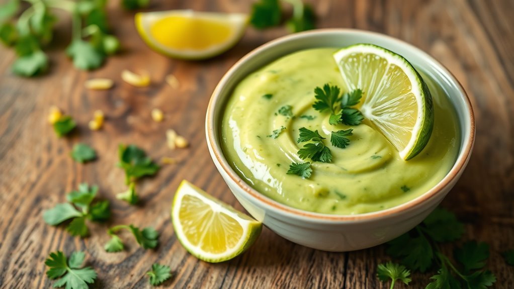 fresh cilantro lime dressing