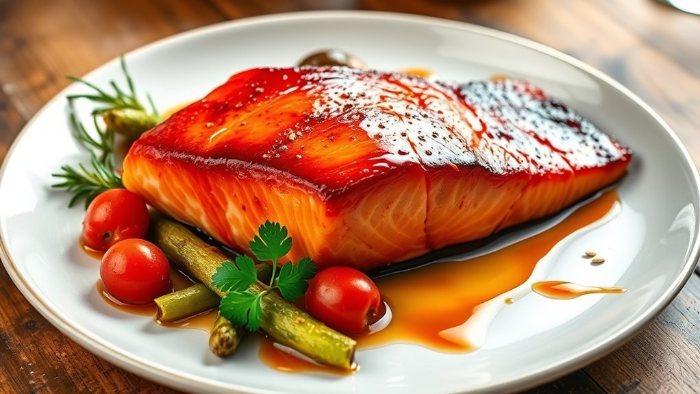 maple glazed salmon recipe