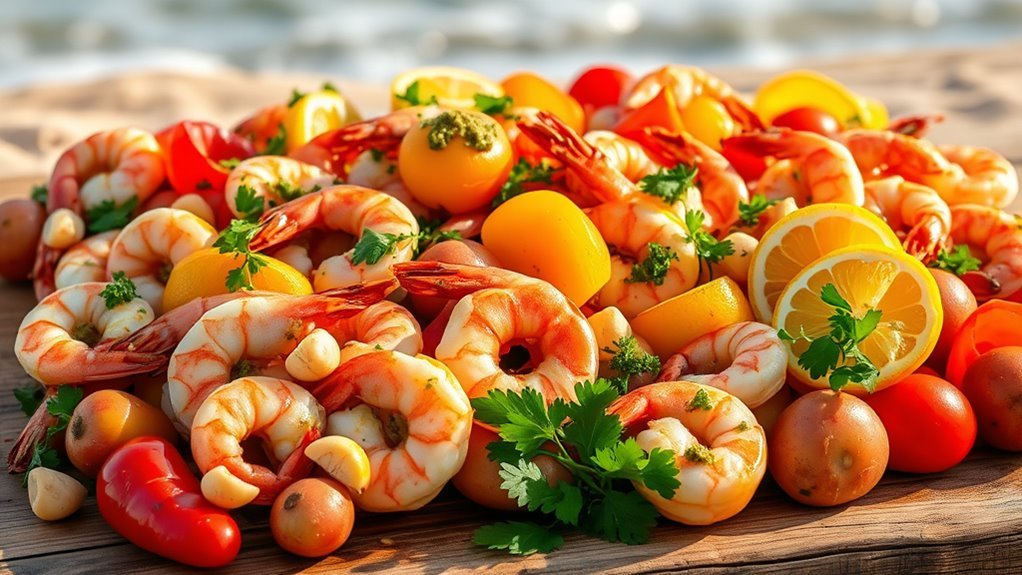 mediterranean inspired shrimp dish