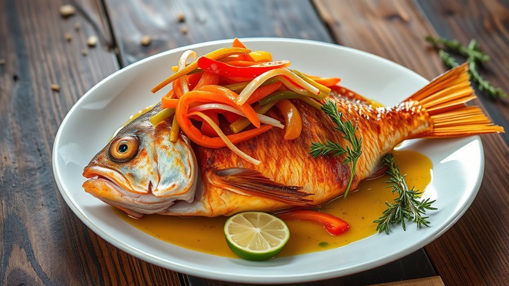 spicy marinated fried fish