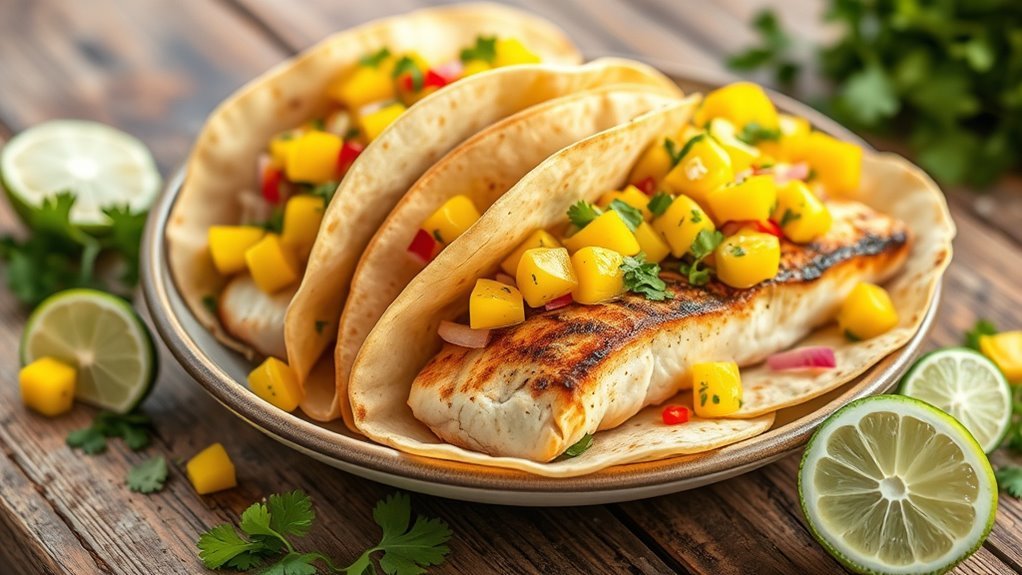 swordfish tacos with salsa