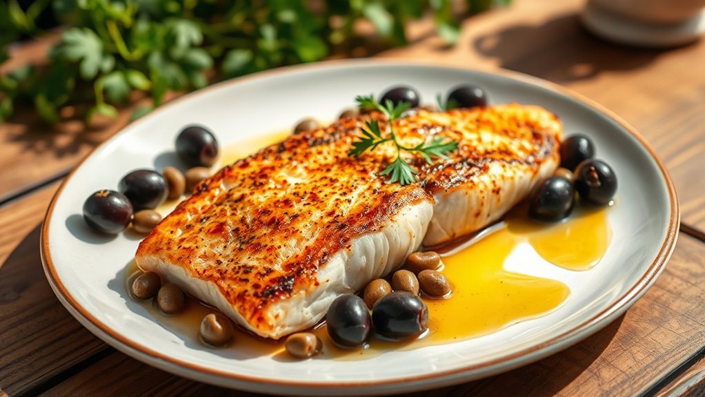 swordfish with capers olives